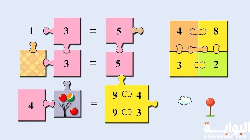 ألغاز رياضيات مع الحل بالصور