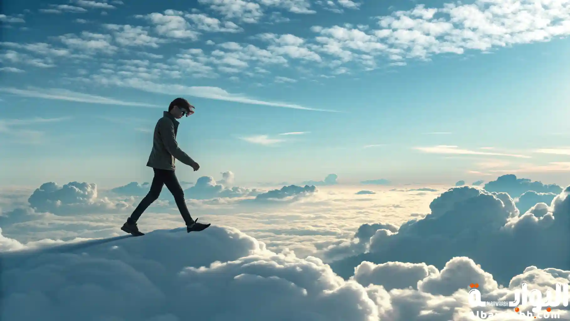 حلم المشي على السحاب