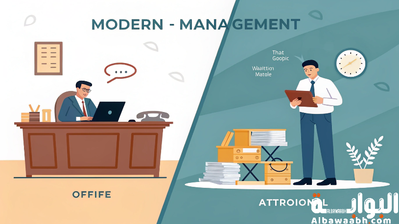 الإدارة التقليدية والإدارة الحديثة
