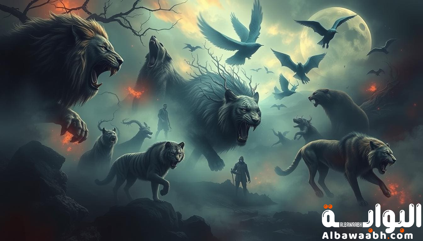 حلم الجري خلف حيوان مفترس