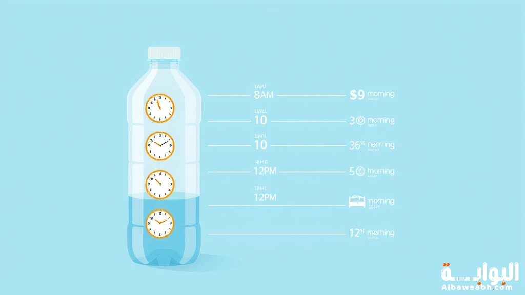 كيف أعود نفسي على شرب الماء