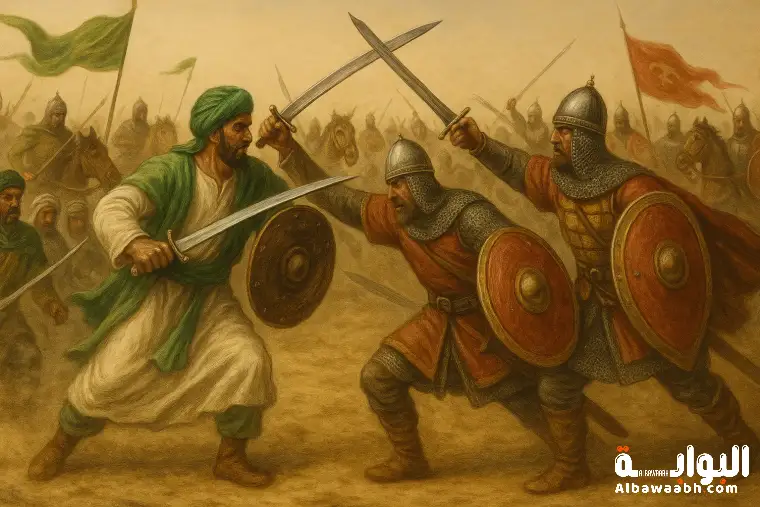 أول معركة بين المسلمين والروم