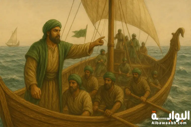 أول من غزا البحر من المسلمين