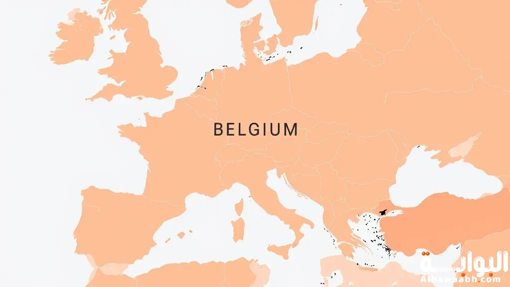 أين تقع بلجيكا