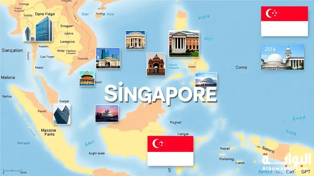 أين تقع سنغافورة