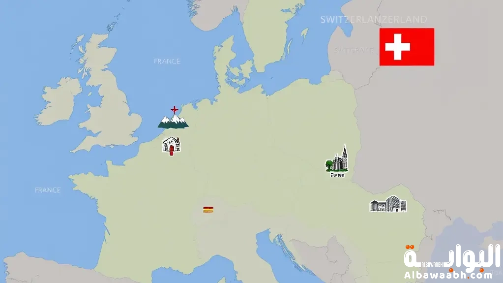 أين تقع سويسرا