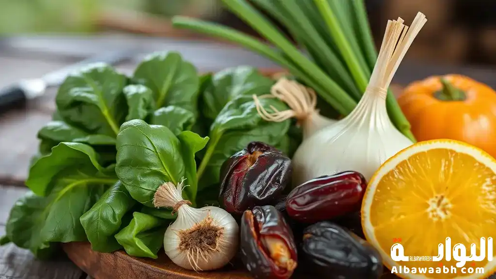 أين يوجد اليود في الخضروات