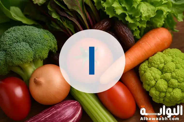 أين يوجد اليود في الخضروات