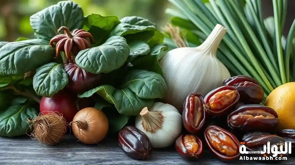 أين يوجد اليود في الخضروات