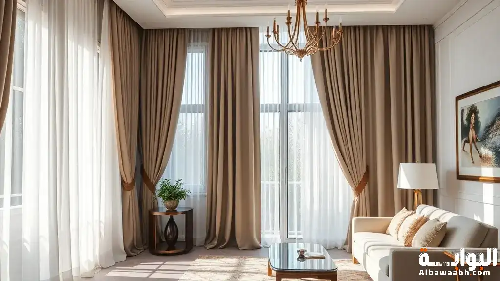 أقمشة ستائر