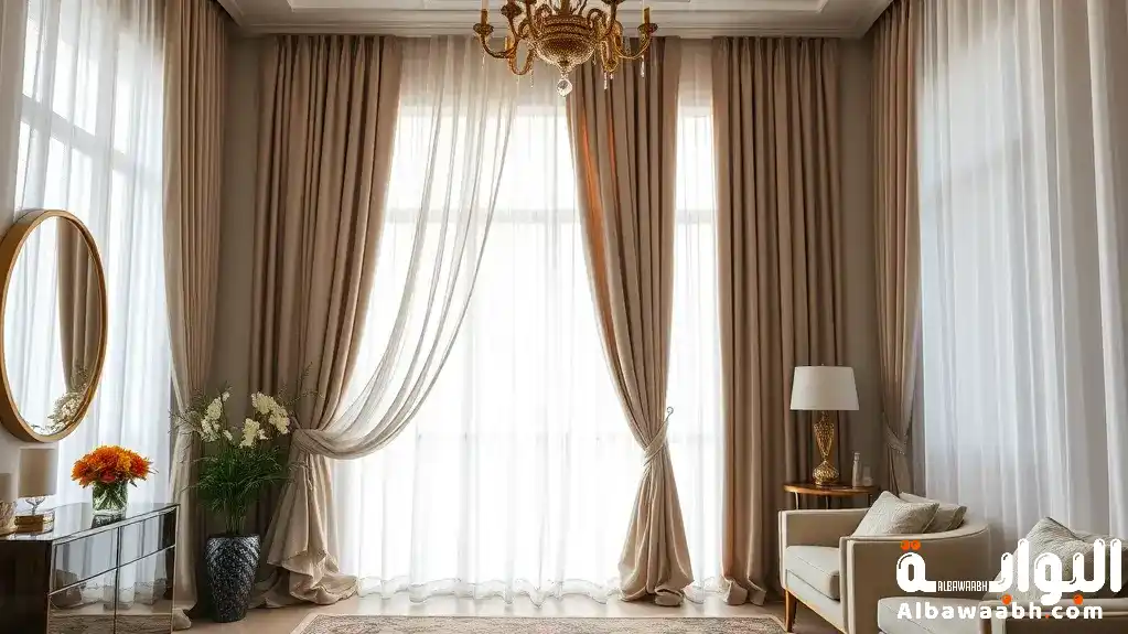 أقمشة ستائر