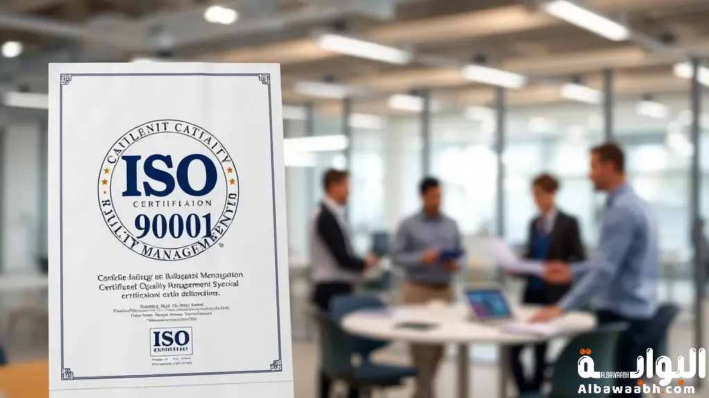 شهادة الايزو 9001 لنظام ادارة الجودة