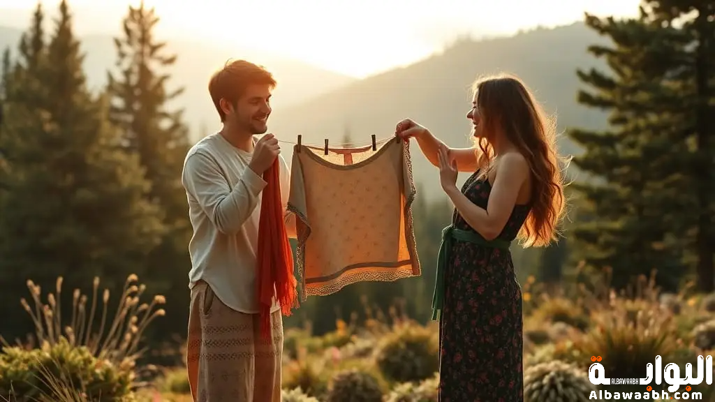 حلم الميت يعطي ملابس	