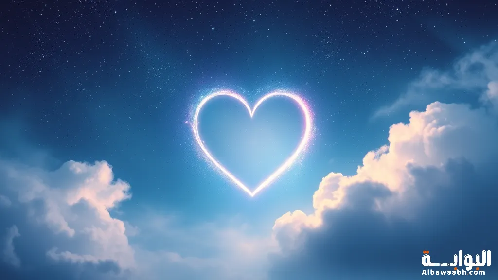 حلم ارتداء قلادة على شكل قلب