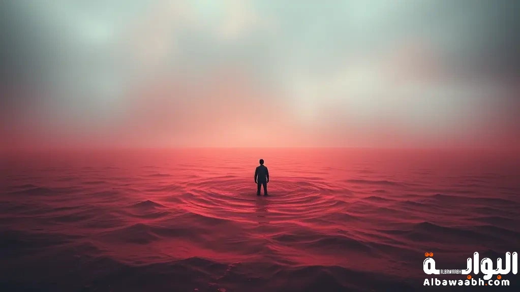 حلم البحر لونه احمر