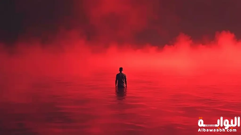 حلم البحر لونه احمر