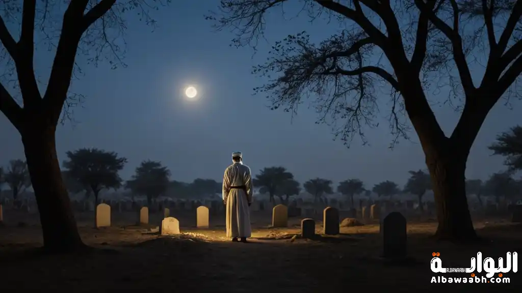 حلم المشي في المقابر