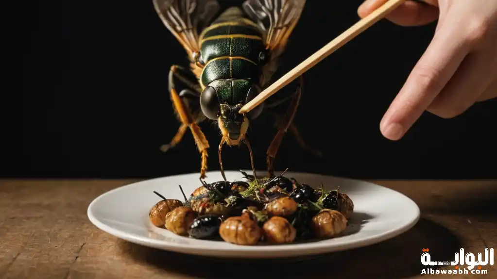  حلم أكل الحشرات