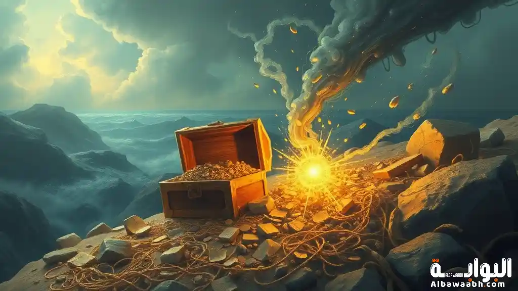 حلم العثور على ساعة رملية