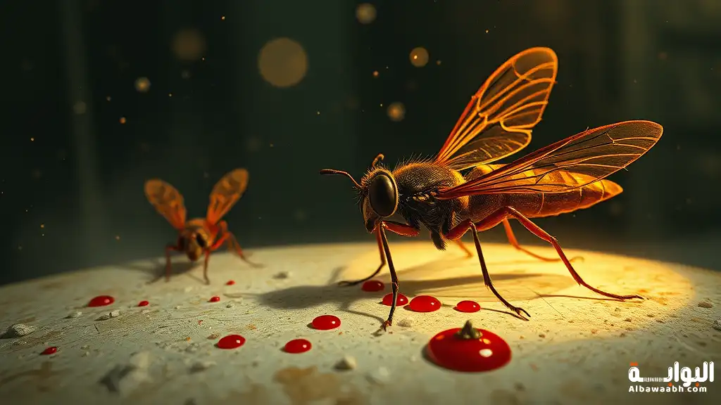 حلم حشرات تبكي دماء