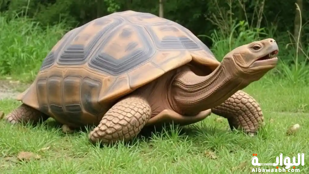 حلم تربية سلحفاة عملاقة