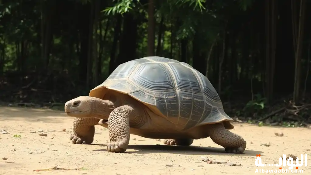 حلم تربية سلحفاة عملاقة