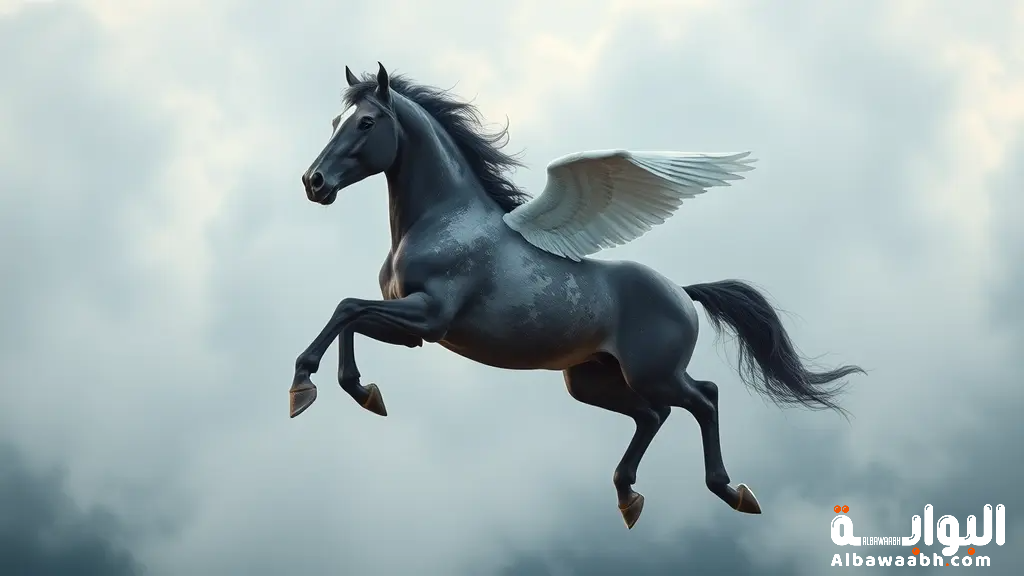 حلم ركوب حصان مجنح