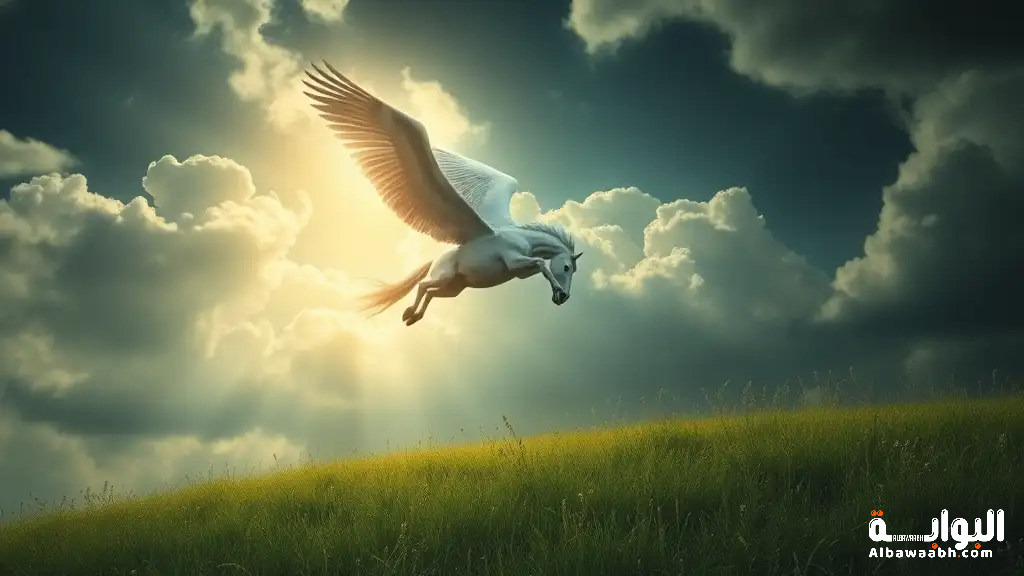 حلم ركوب حصان مجنح