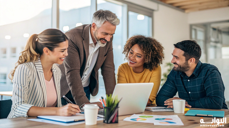 كيفية العمل ضمن فريق		