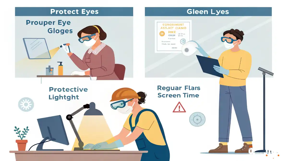 كيف نحافظ على سلامة العين