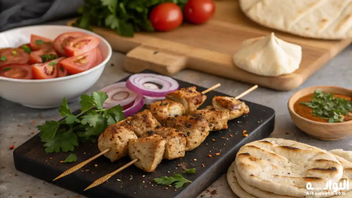 شاورما دجاج بالبيت