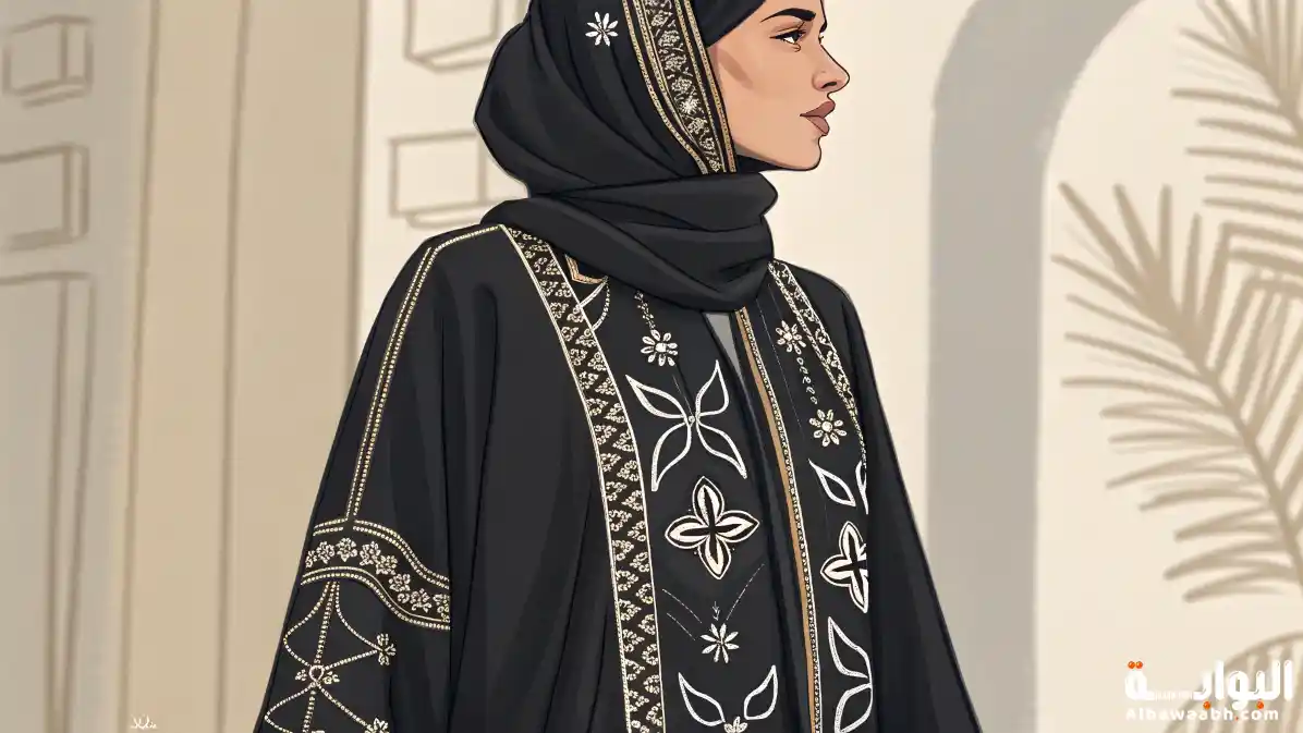 حلم ارتداء العباءة المطرزة