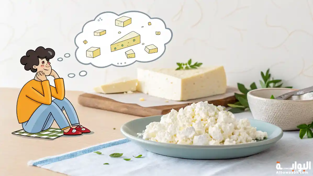 حلم أكل الجبن الأبيض