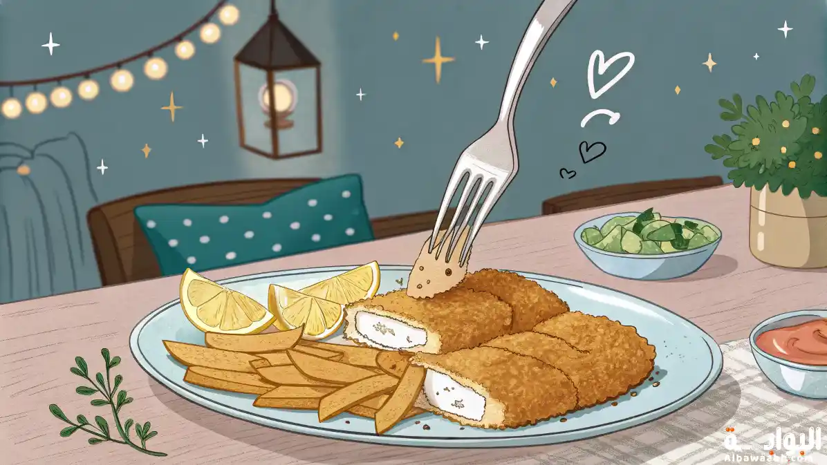حلم أكل السمك المقلي