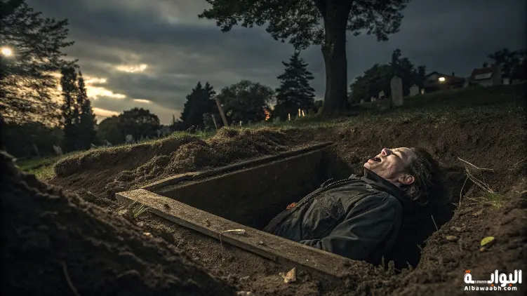 حلم دفن شخص حي