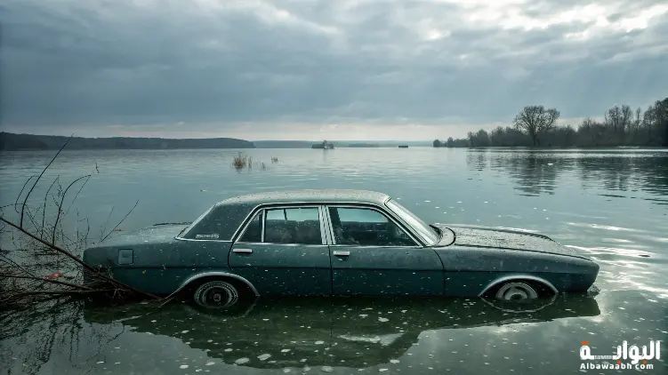 حلم غرق السيارة في الماء