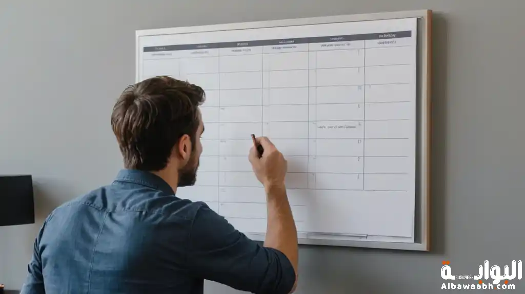 الجدول الزمني للمشاريع