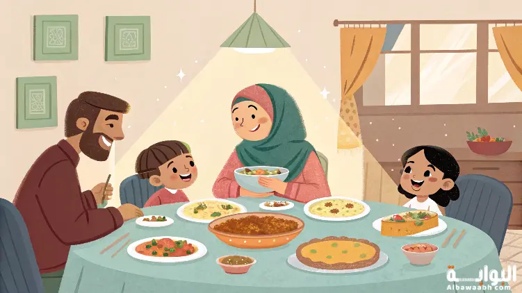 حلم أكل الكبسة مع العائلة