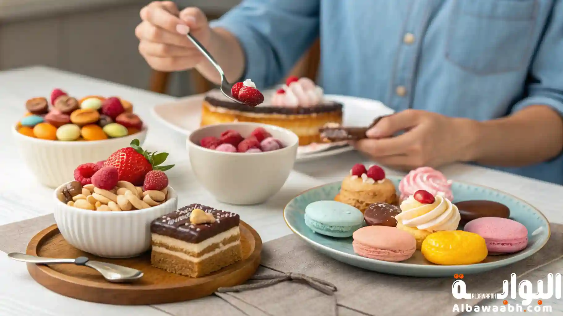 حلم أكل الحلويات