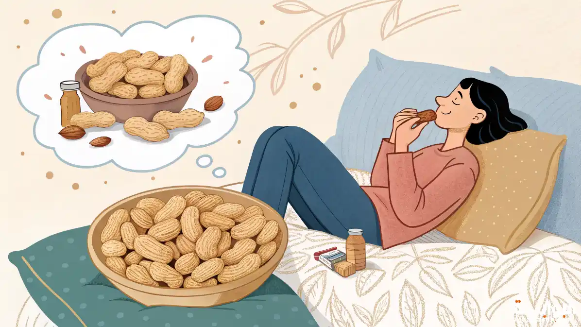 حلم أكل الفول السوداني