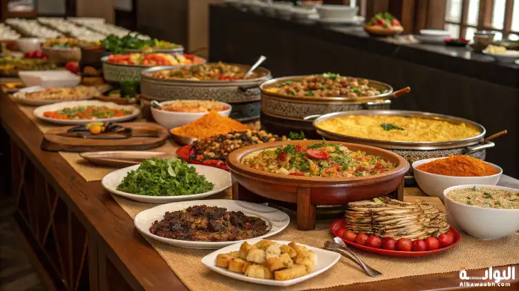 حلم رؤية مائدة طعام ضخمة