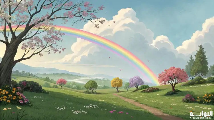 حلم رؤية قوس قزح