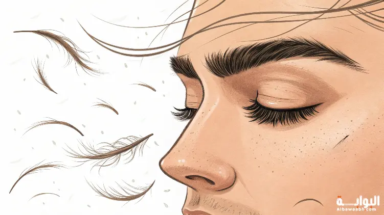  حلم سقوط شعر الحاجب