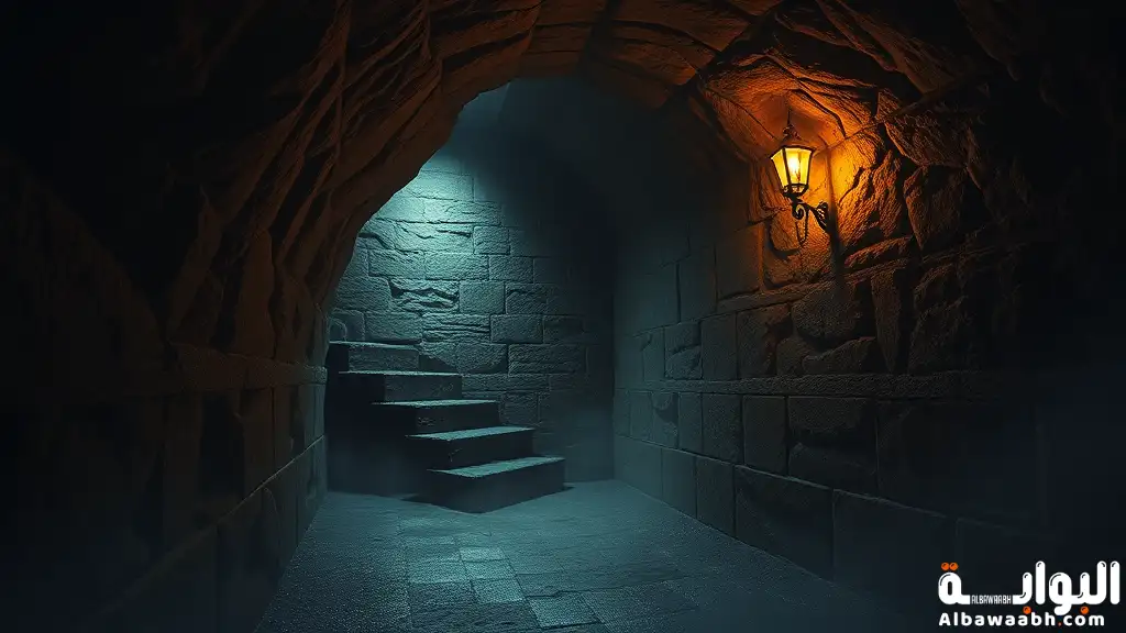 حلم النزول إلى قبو مظلم