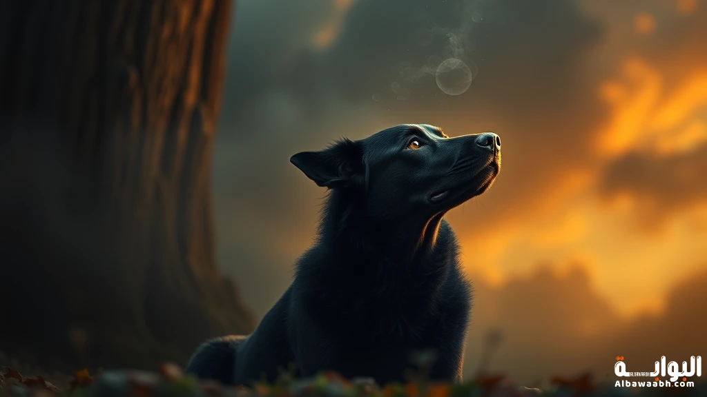حلم الكلب الأسود