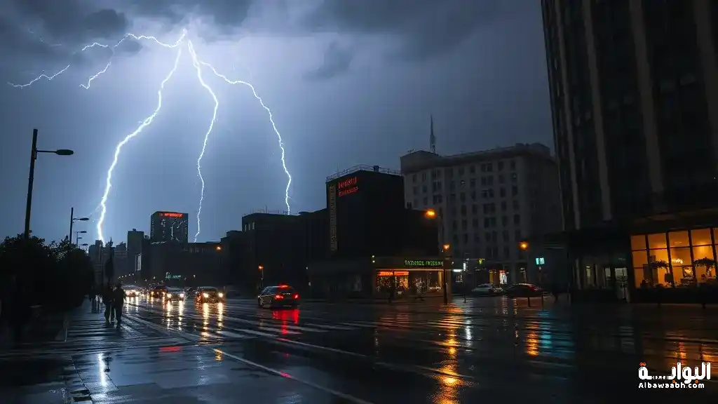حلم المطر مع الرعد