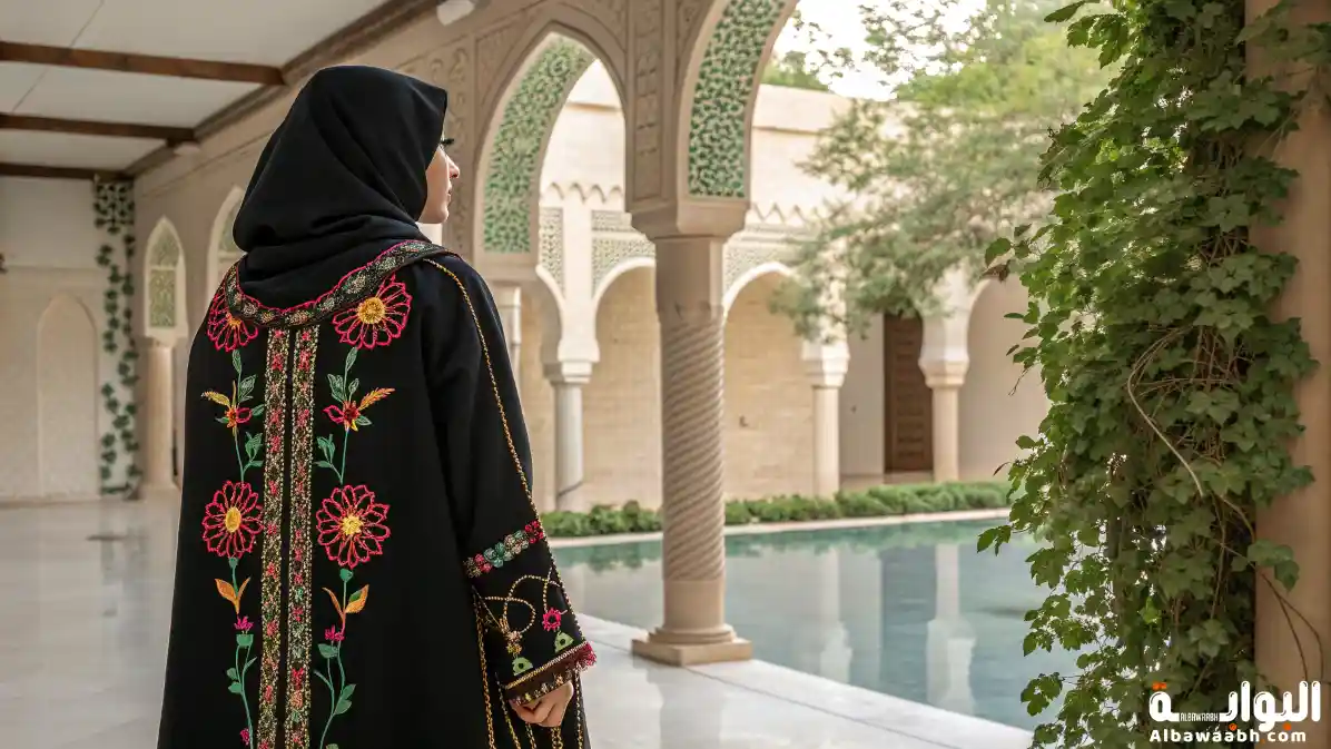 حلم ارتداء العباءة المطرزة