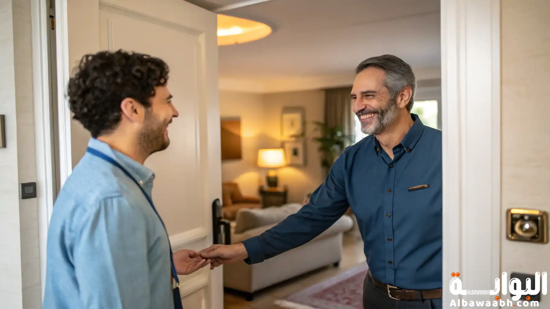 حلم استقبال ضيف غريب	