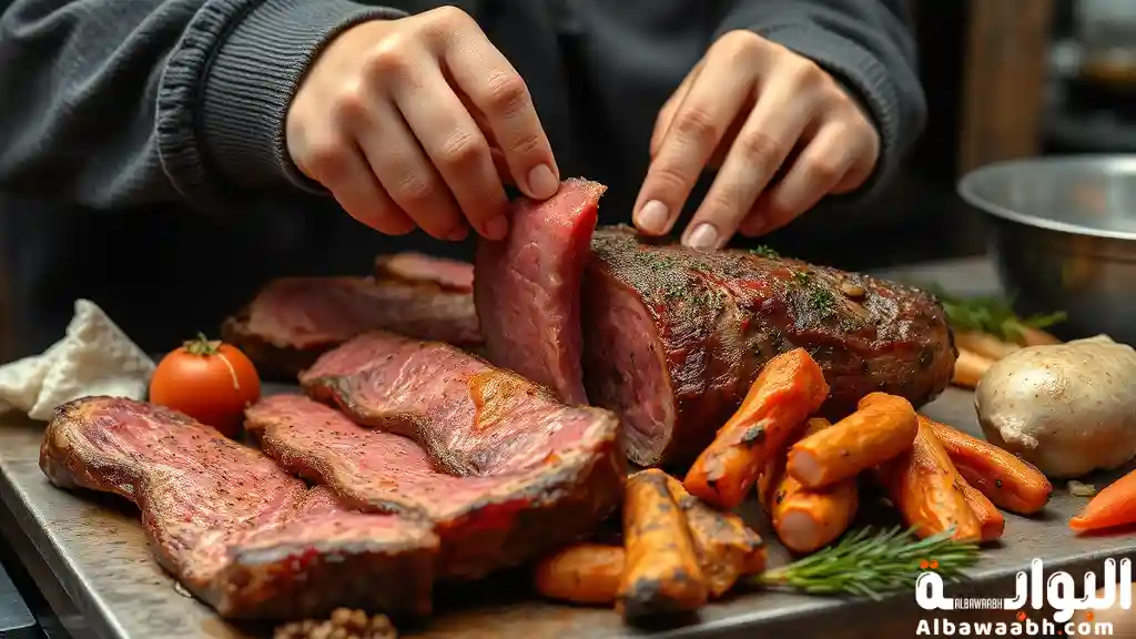 حلم أكل اللحم المطبوخ