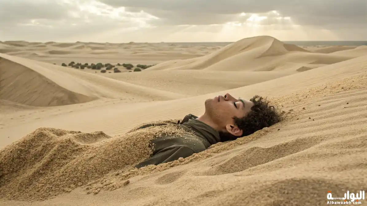 حلم الدفن تحت الرمال